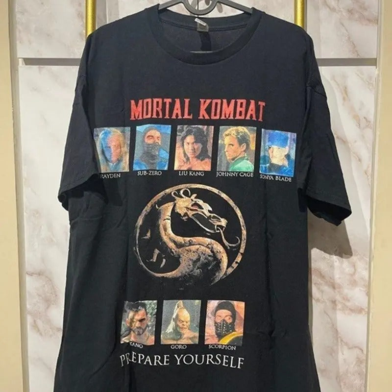 Mortal Kombat Basic Black T Shirt Unisex Gift Tee Classic Style Hoodie, Sweatshirt | TeeBloomCo.com