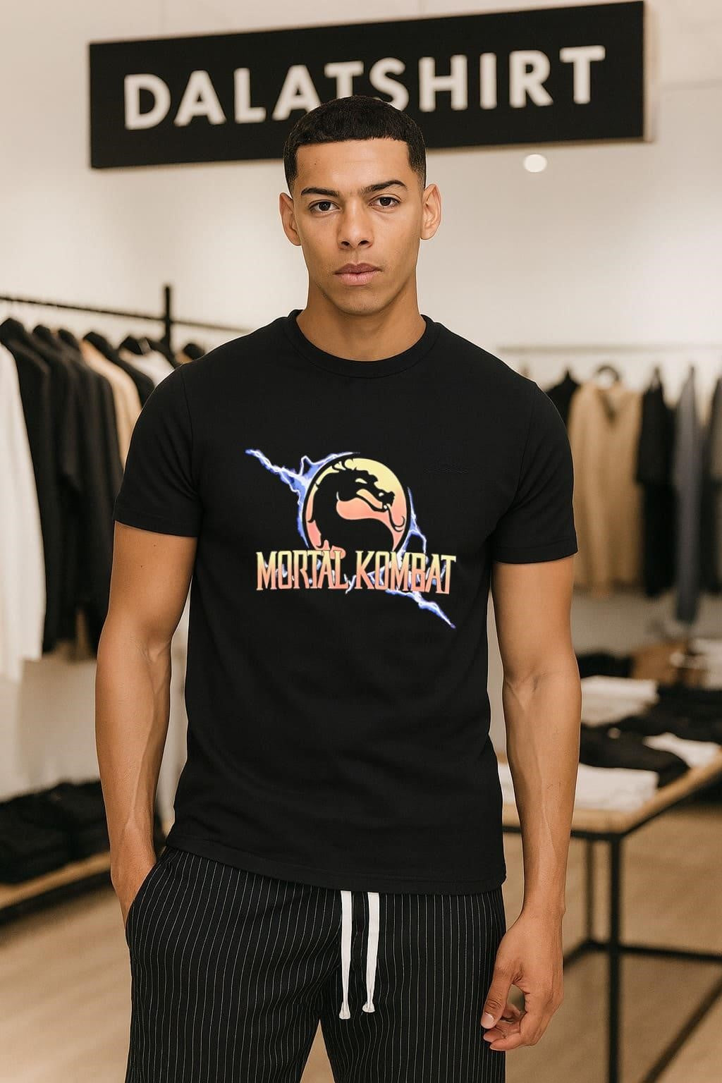 Mortal Kombat Dragon Logo Lightning shirt