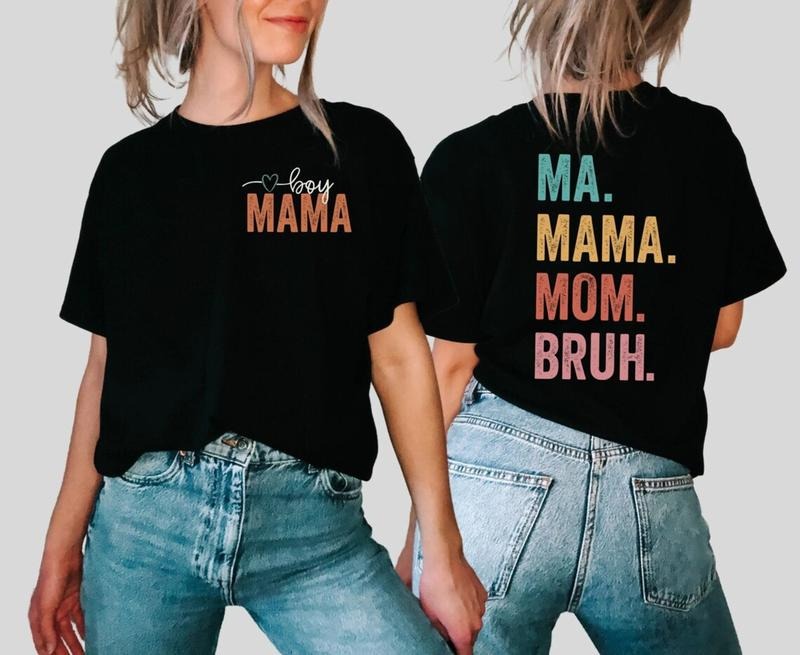Mothers Day Shirt Mom Tshirts Mama T Shirt Best Mom T-shirt Favorite Mom Shirtsmama Mommy Mom Bruh Shirtmommy Day...