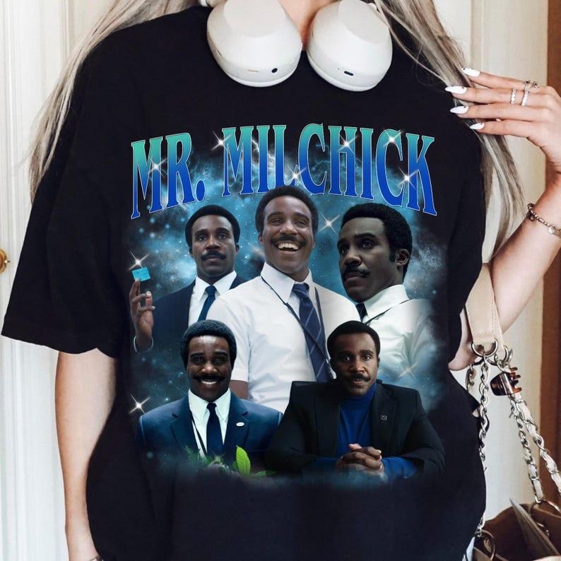 Mr. Milchick Severance Rap Tee, Retro TV Show Fan Shirt, Funny Severance Design Hoodie, Sweatshirt | TeeBloomCo.com