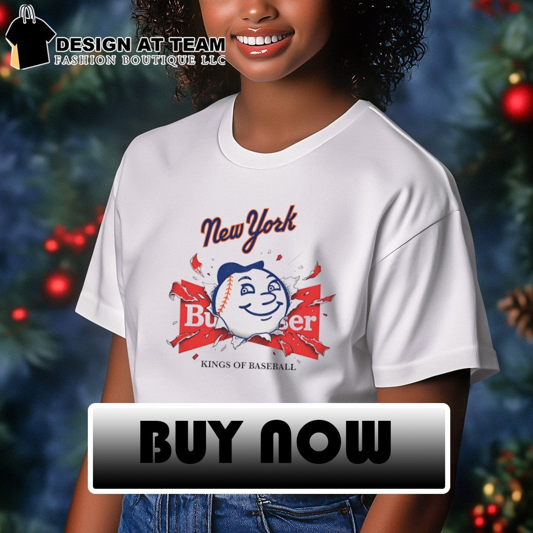 Mr. Met New York Mets x Budweiser Kings of Baseball 2026 shirt