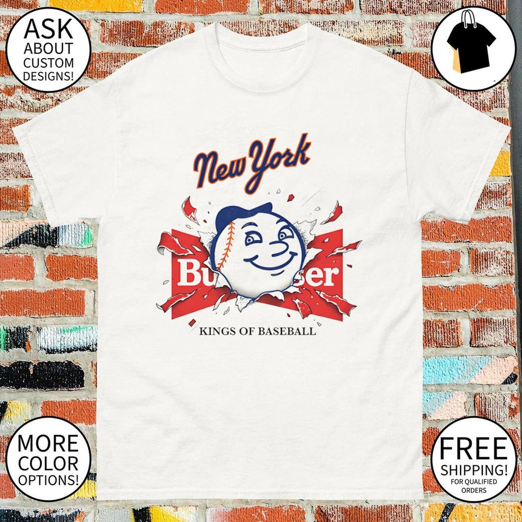 Mr. Met New York Mets x Budweiser Kings of Baseball 2026 shirt