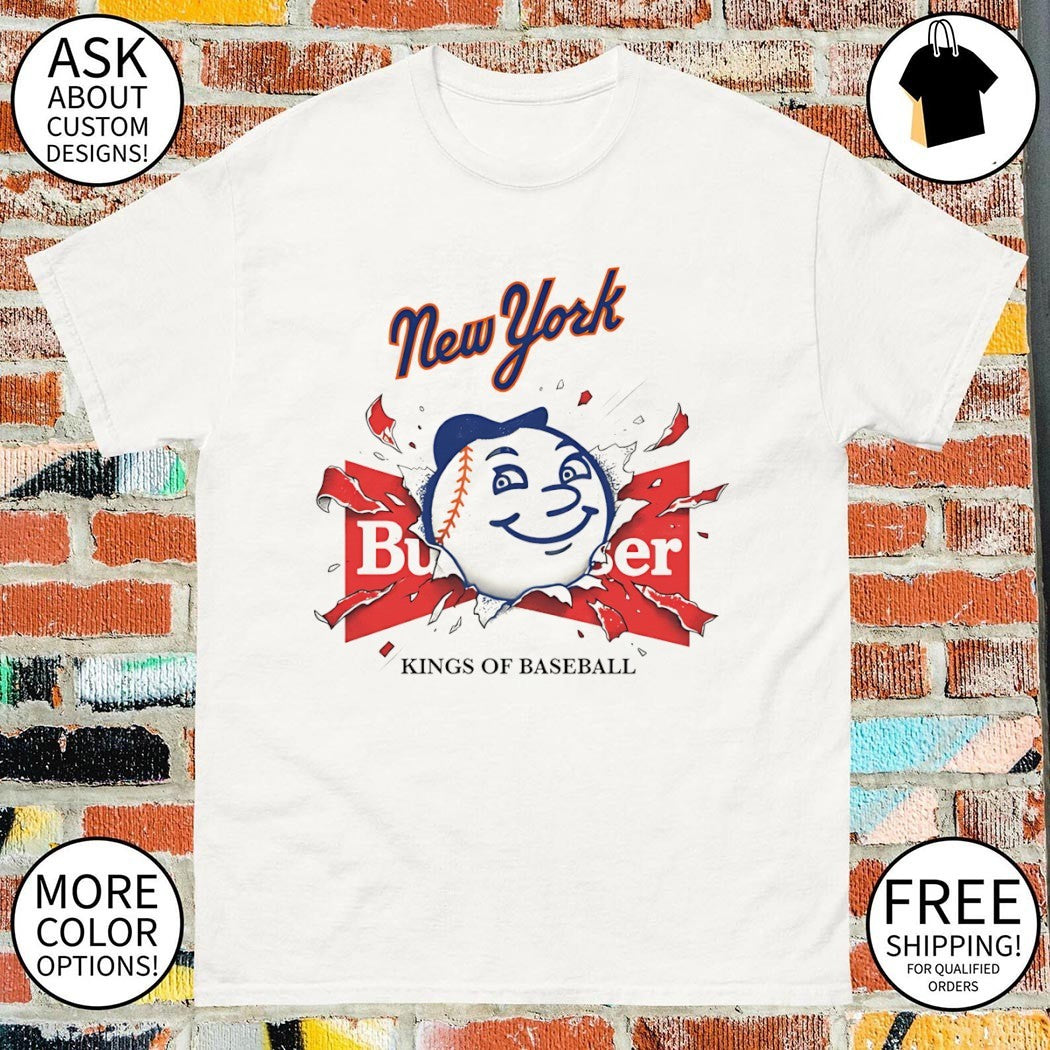 Mr. Met New York Mets x Budweiser Kings of Baseball 2026 shirt