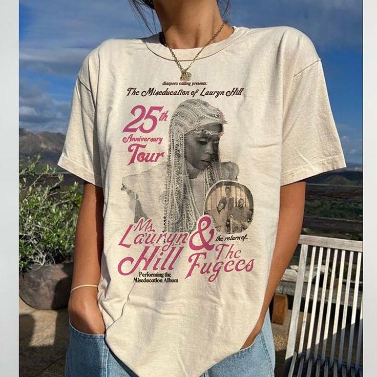 Ms Lauryn Hill Tour T-Shirt, The Miseducation Of Lauryn Hill Gift Hoodie, Sweatshirt | TeeBloomCo.com
