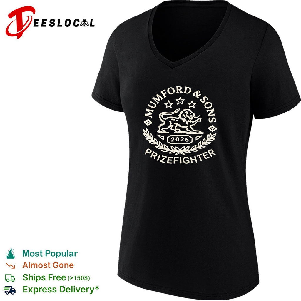 Mumford and Sons Prizefighter Tour 2026 shirt