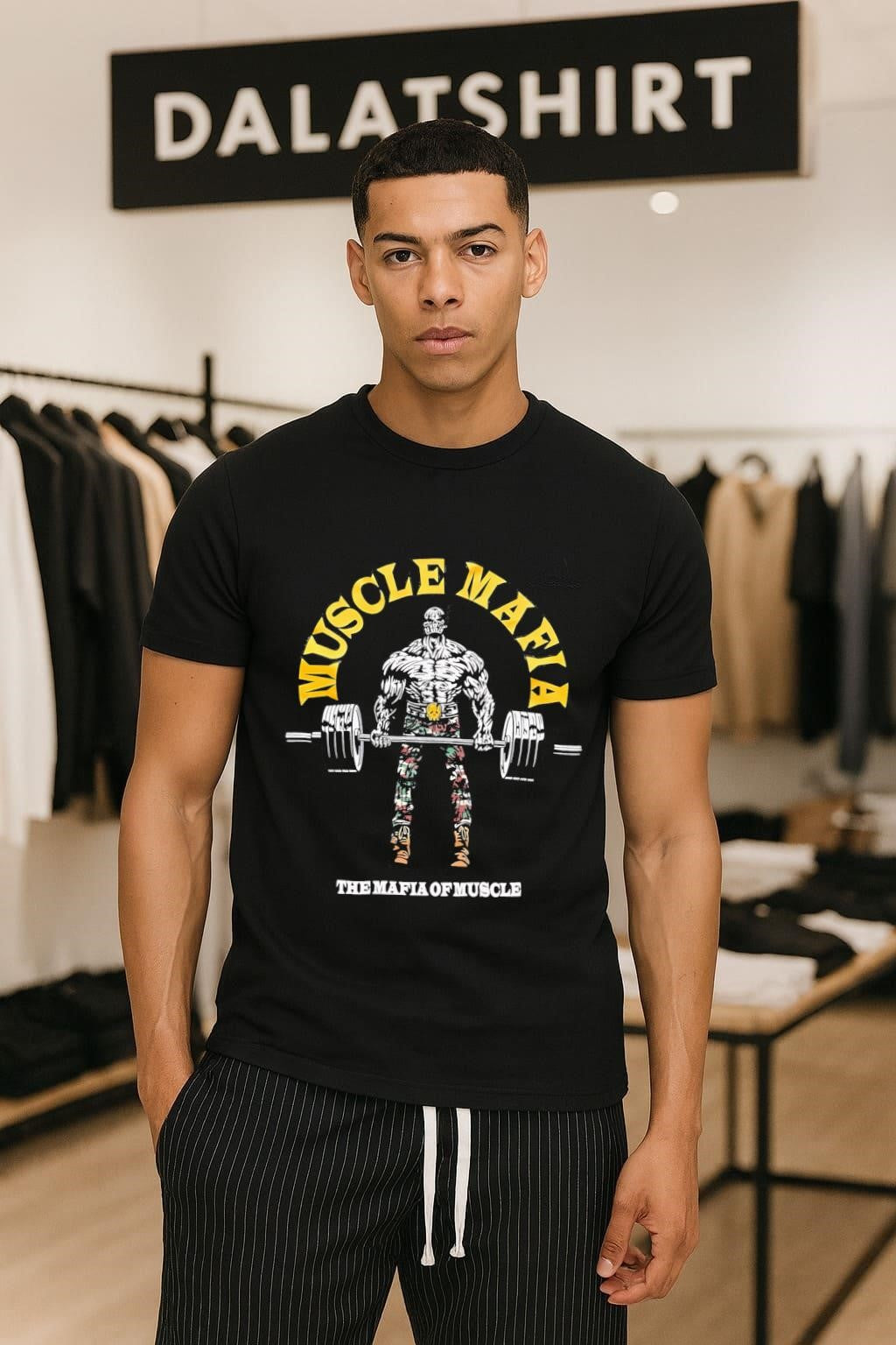 Muscle Mafia The Mafia Of Muscle Deadlift Camo shirt