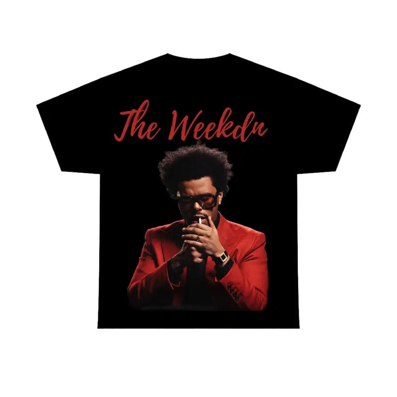 Music Red Thee Weekdddnn Shirt, Rap Gift Fans Tee Hoodie, Sweatshirt | TeeBloomCo.com