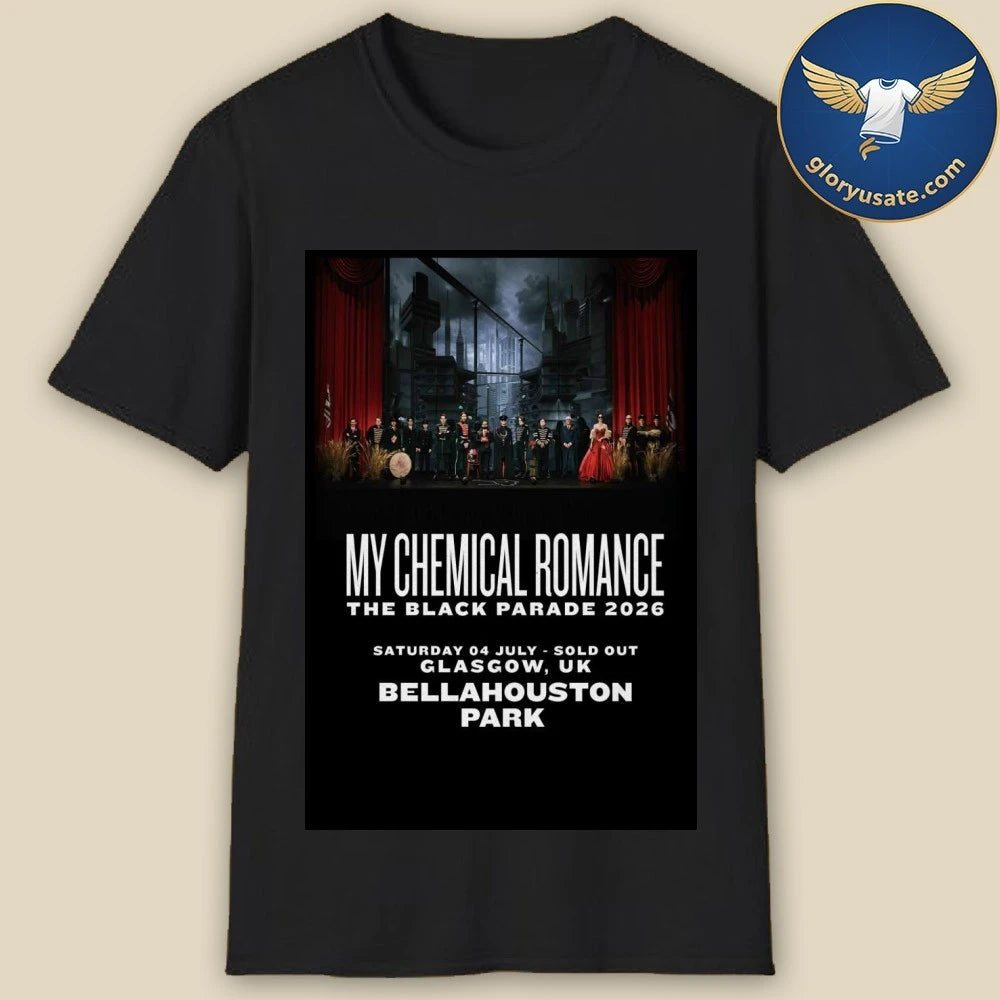 My Chemical Romance at Bellahouston Park 04 July 2026 Poster Shirt