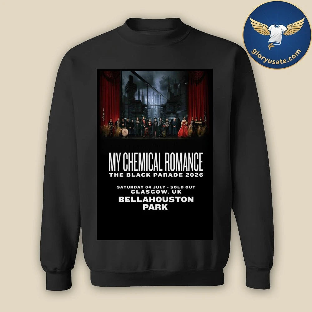 My Chemical Romance at Bellahouston Park 04 July 2026 Poster Shirt