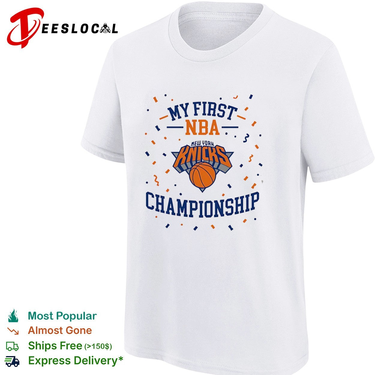 My First NBA New York Knicks Championship celebrate basketball shirt