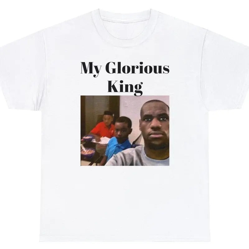 My Glorious King L Jamess, Funny Shirt Hoodie, Sweatshirt | TeeBloomCo.com