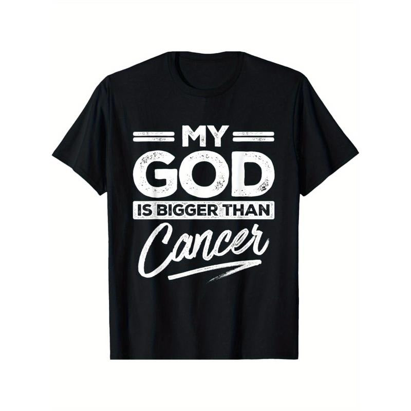My God Is Bigger Than Cancer Chemotherapy Tumor Survivor T-Shirt Made in USA Hoodie, Sweatshirt | TeeBloomCo.com