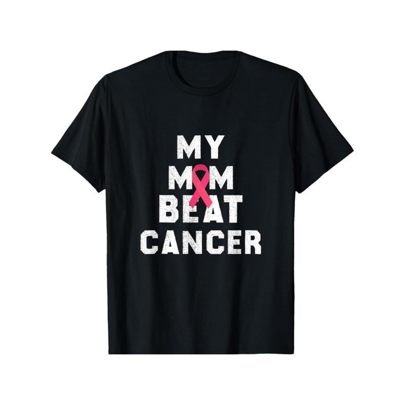 My Mom Beat Cancer Survivor Mom Like A Boss T-Shirt Made in USA Hoodie, Sweatshirt | TeeBloomCo.com