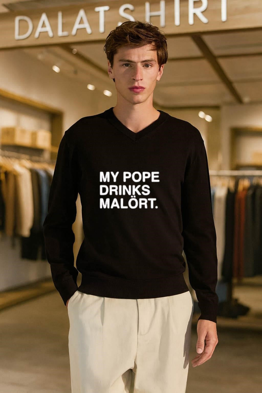 My Pope Drinks Malort shirt