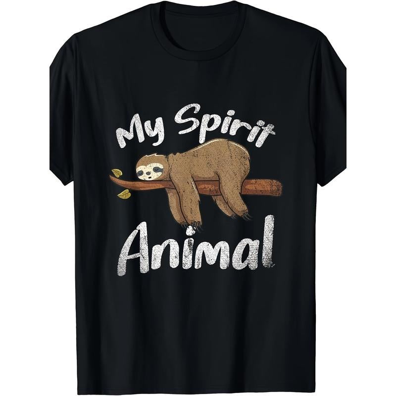 My Spirit Animal Sloth t-shirt made in usa Hoodie, Sweatshirt | TeeBloomCo.com