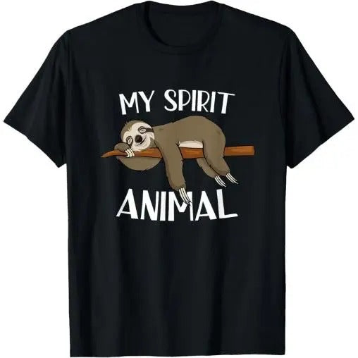 My Spirit Animal is a Sloth T-Shirt Made in USA Hoodie, Sweatshirt | TeeBloomCo.com