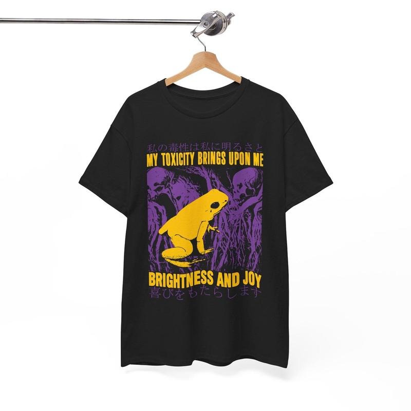 My Toxicity Vintage Japanese Frog T-Shirt Hoodie, Sweatshirt | TeeBloomCo.com