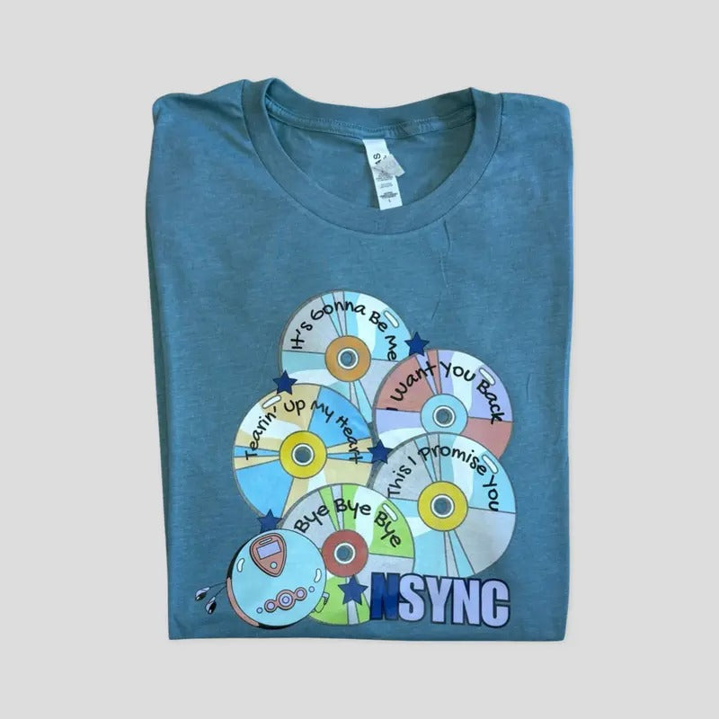 *N SYNC WALKMAN CD Unisex Graphic T-shirt Hoodie, Sweatshirt | TeeBloomCo.com