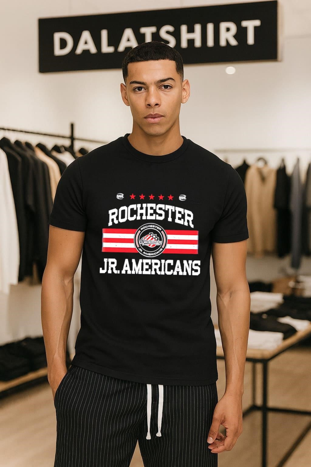 NAHL Rochester Americans Jr. Americans Hockey Logo shirt