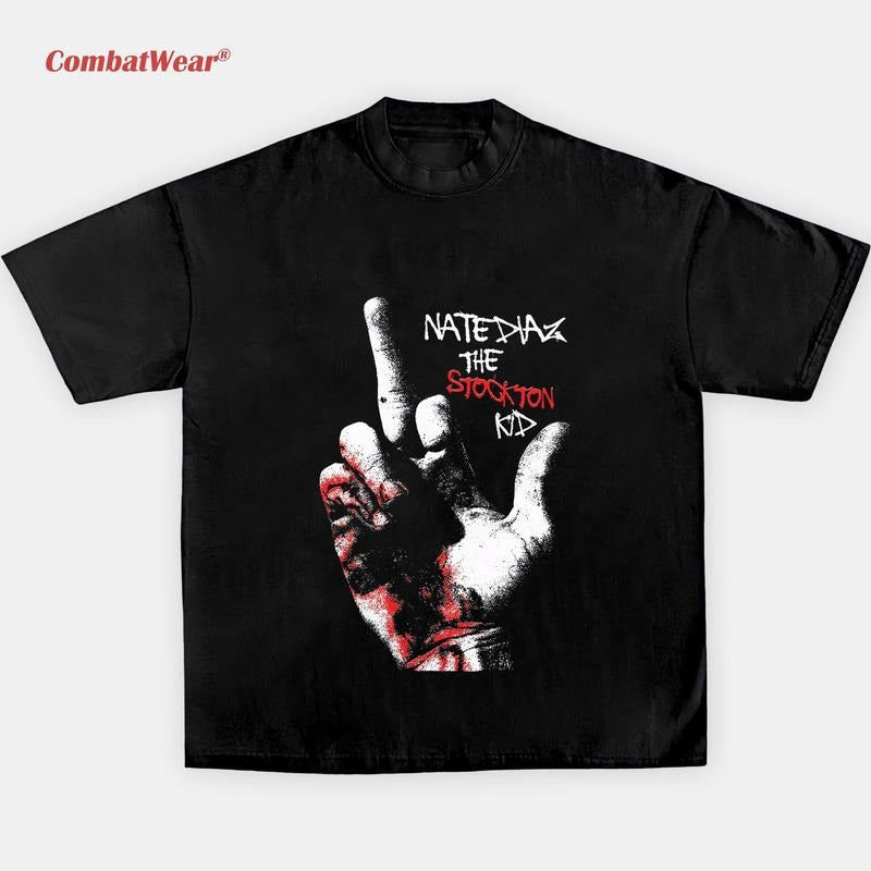 NATE DIAZ TEE, 2025 Boxing T-shirt, Fighter Tee, Sports Shirt, Vintage Boxing Tee, Graphic Boxing Champ T-Shirt, Boxing...