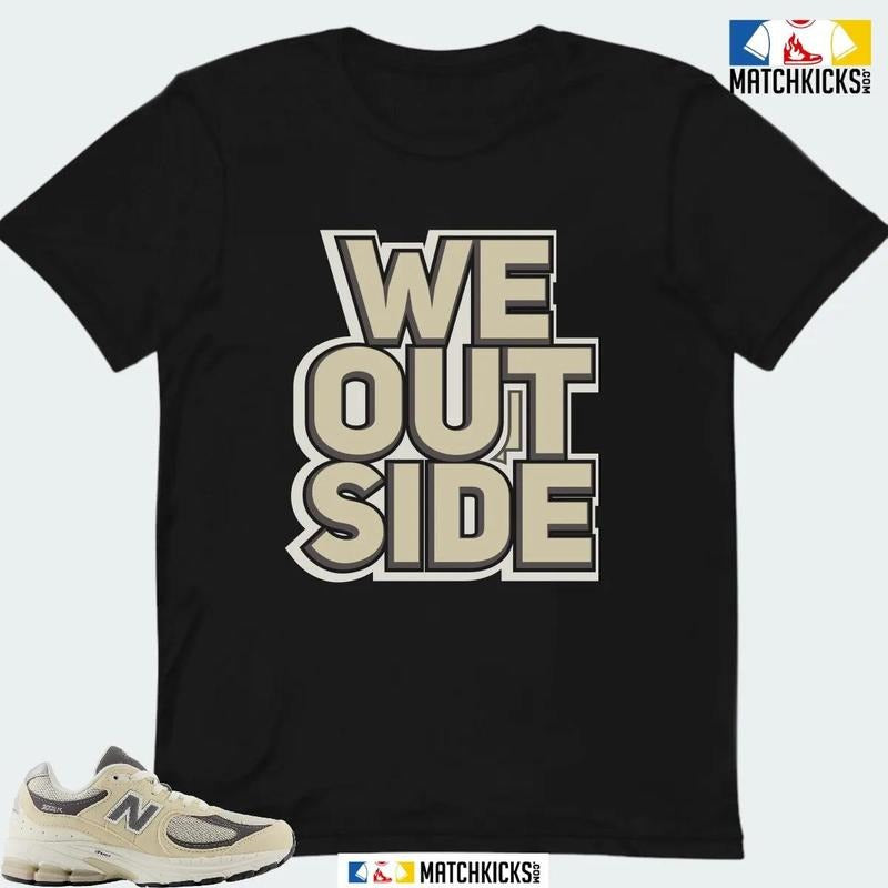 NB 2002 SANDSTONE MAGNET SNEAKER MATCHING T-SHIRT (WE OUTSIDE) Hoodie, Sweatshirt | TeeBloomCo.com