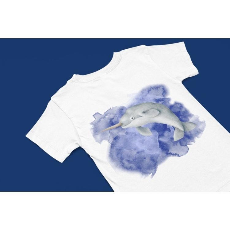 Narwal Whale T-Shirt, Ocean animal Tee's, Sea Creatures t shirt , Animal Lovers Graphic T , Ocean creature t shirt, Whale...