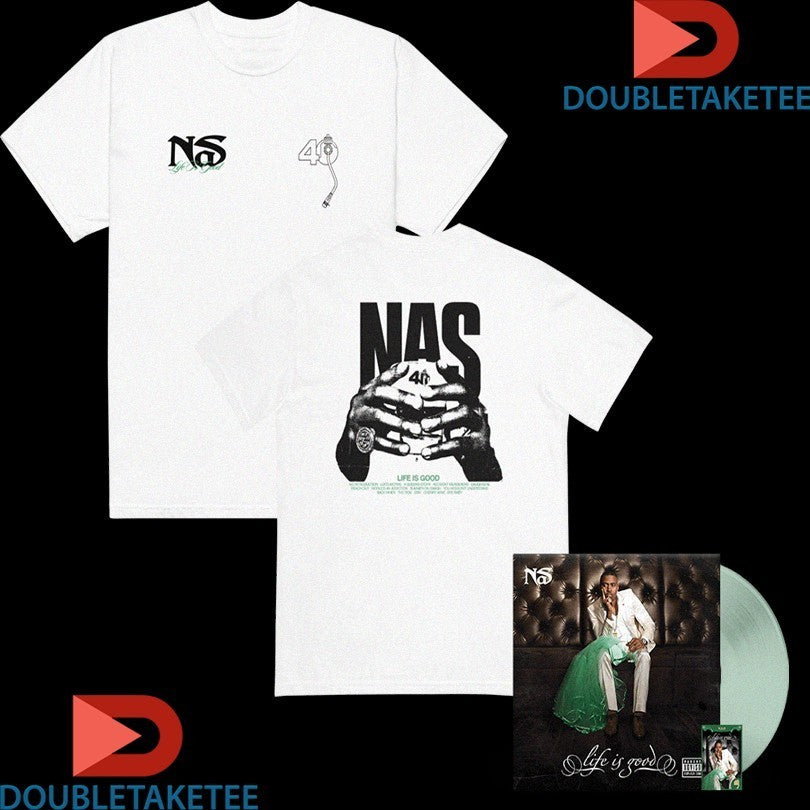 Nas Nasir Jones Life Is Good Hands Shirts