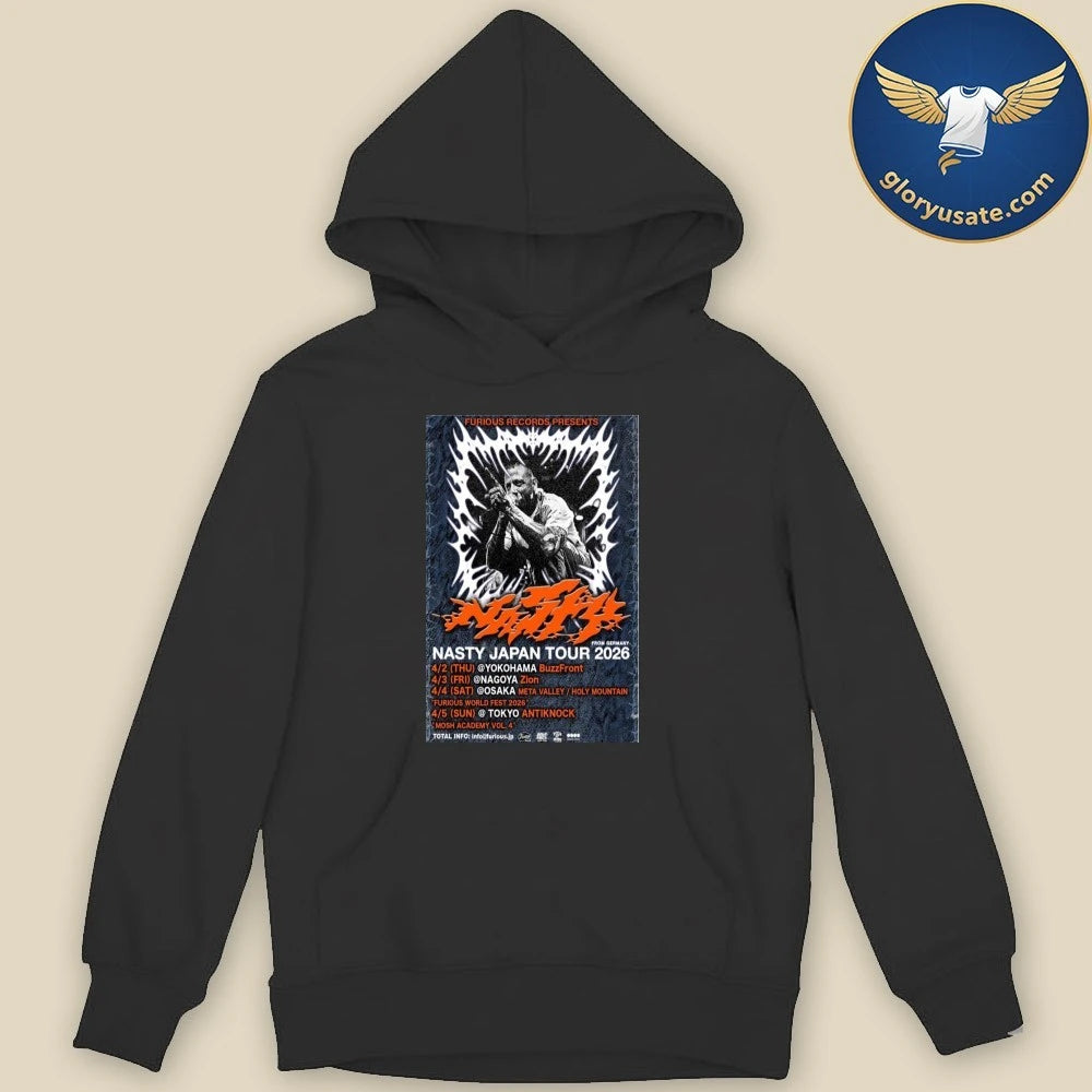 Nasty Japan Tour 2026 Poster Shirt