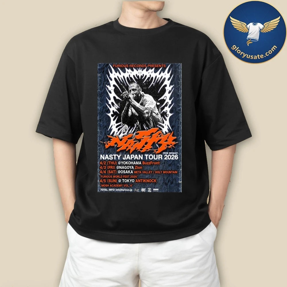 Nasty Japan Tour 2026 Poster Shirt