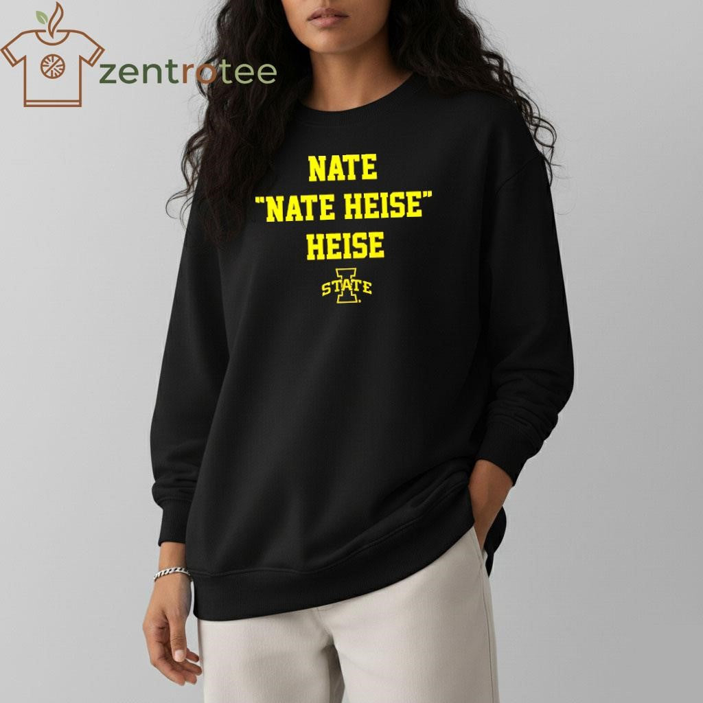 Nate Nate Heise Heise Iowa State Cyclones men’s basketbal tee