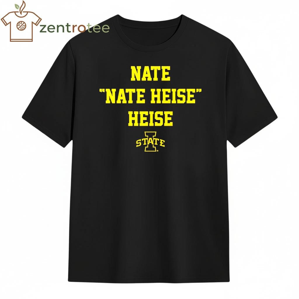 Nate Nate Heise Heise Iowa State Cyclones men’s basketbal tee