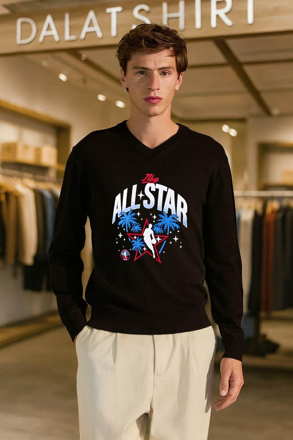 Nba All Star 2026 Los Angeles Palm Trees Basketball Player Star shirt