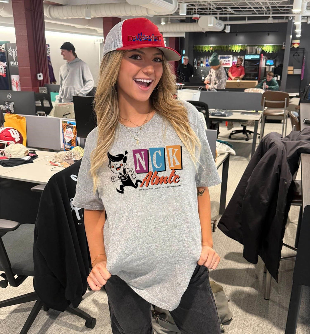 Nck Abute Running Boy Handmade World Domination shirt