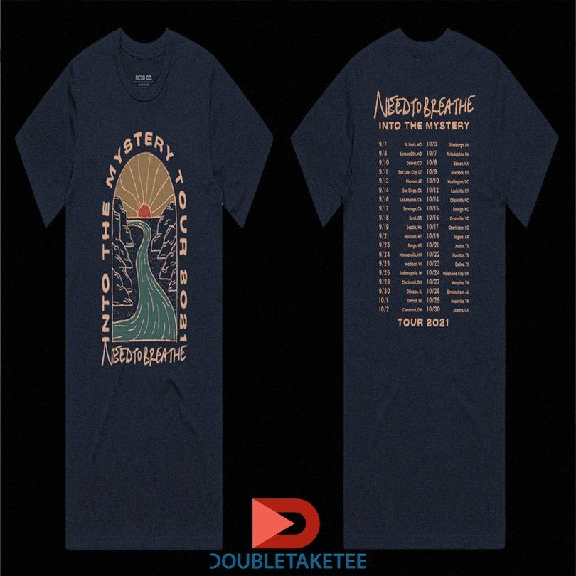 Needtobreathe Into The Mystery 2021 Tour Shirts