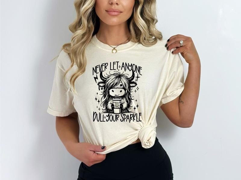 Never Let Anyone Dull Your Sparkle Shirt & Sweatshirt Hoodie | TeeBloomCo.com