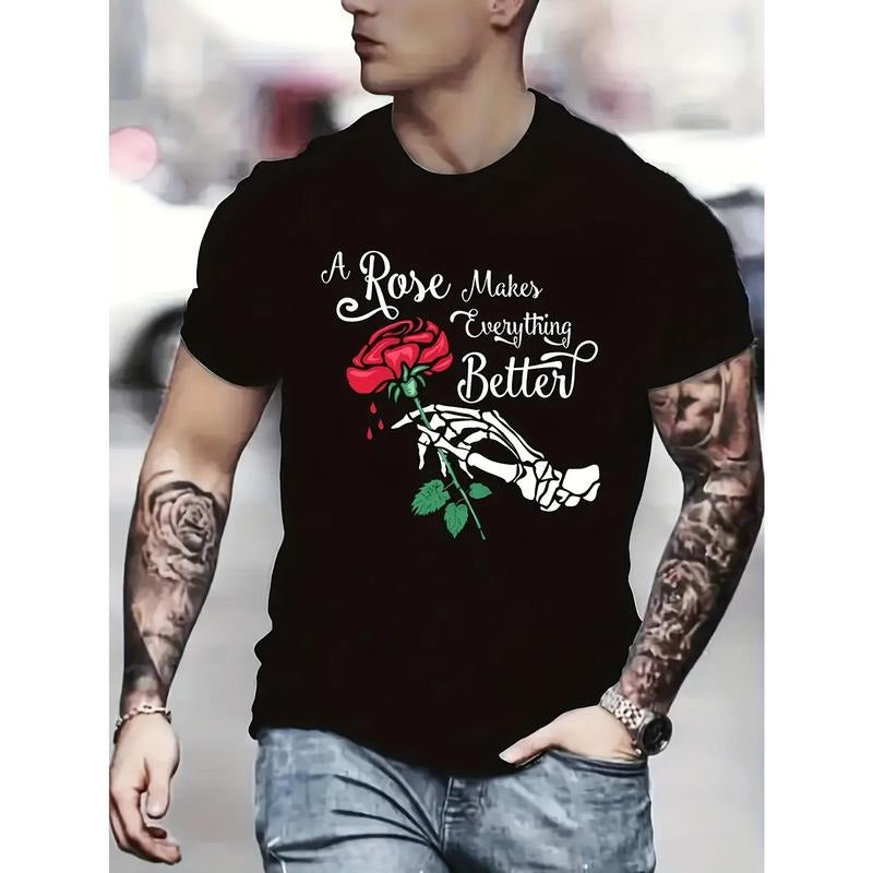 New Casual Crew Neck Men's T-Shirt Made in USAstyle{n002}6 Hoodie, Sweatshirt | TeeBloomCo.com