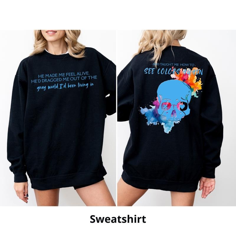 New Design Lights Out Sweatshirt, Navessa Allen Shirt, Dark Romance Hoodie, Smut Merch, Unisex Crewneck, Book Lover,...