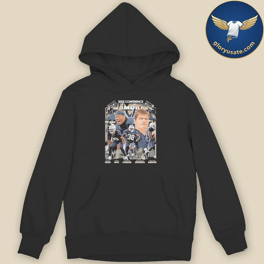 New England Football 2025 Conference Champions T-Shirt