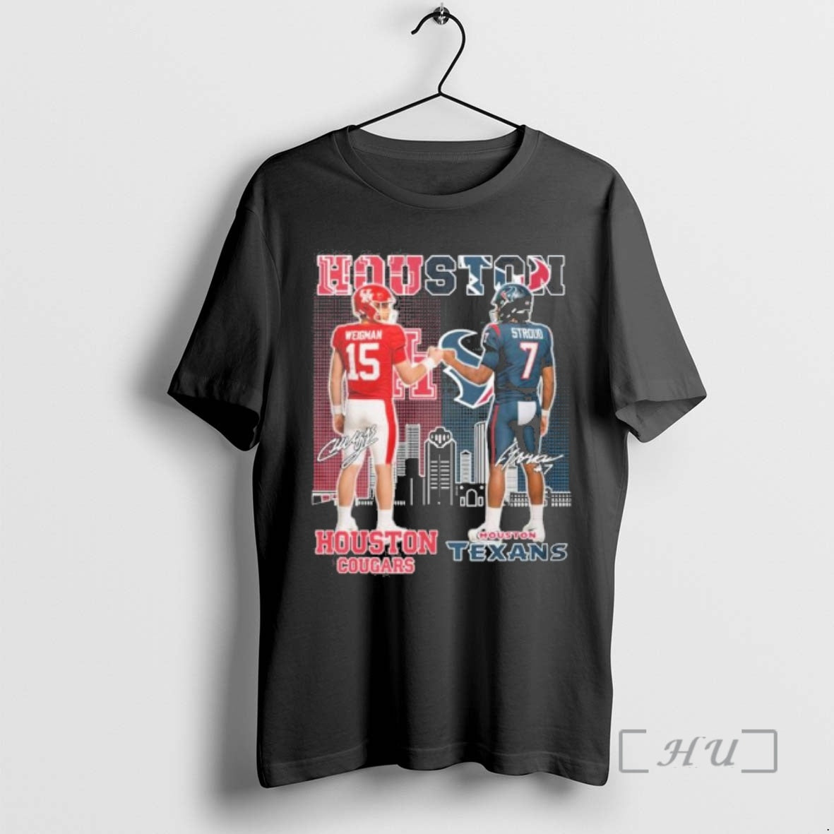 New Houston Cougars Conner Weigman And Houston Texans Cj Stroud T-Shirts, Hoodie, Sweatshirt | TeeBloomCo.com