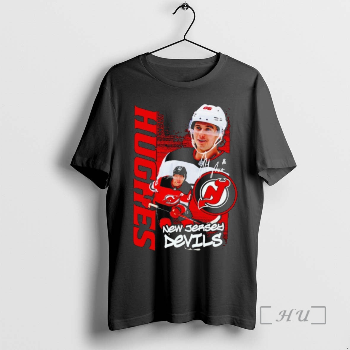 New Jack Hughes New Jersey Devils Nhl Playmaker Graphic T-Shirts, Hoodie, Sweatshirt | TeeBloomCo.com