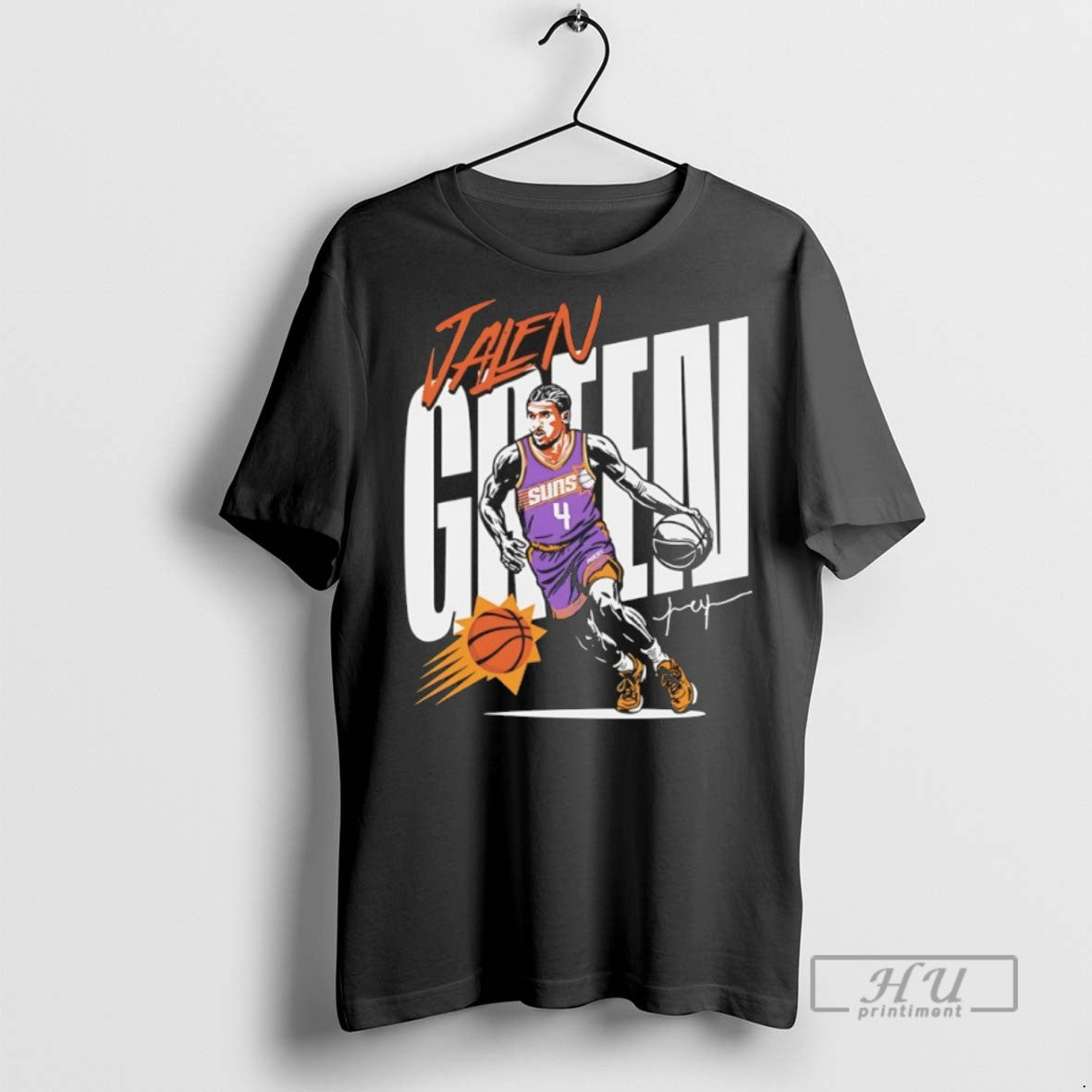 New Jalen Green Phoenix Suns Basketball Player Signature Tee Shirts Sweatshirt Hoodies