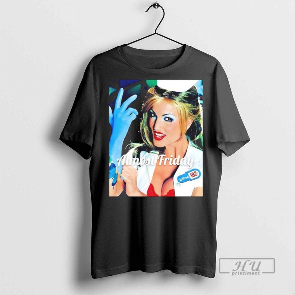 New Janine Lindemulder Blink 182 Almost Friday Tee Shirts Sweatshirt Hoodies