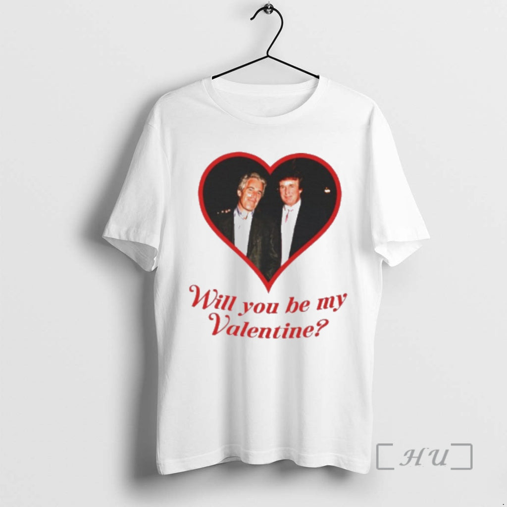 New Jeffrey Epstein Va Donald Trump Will You Be My Valentine Premium T Shirts Sweater Hoodie, Sweatshirt | TeeBloomCo.com