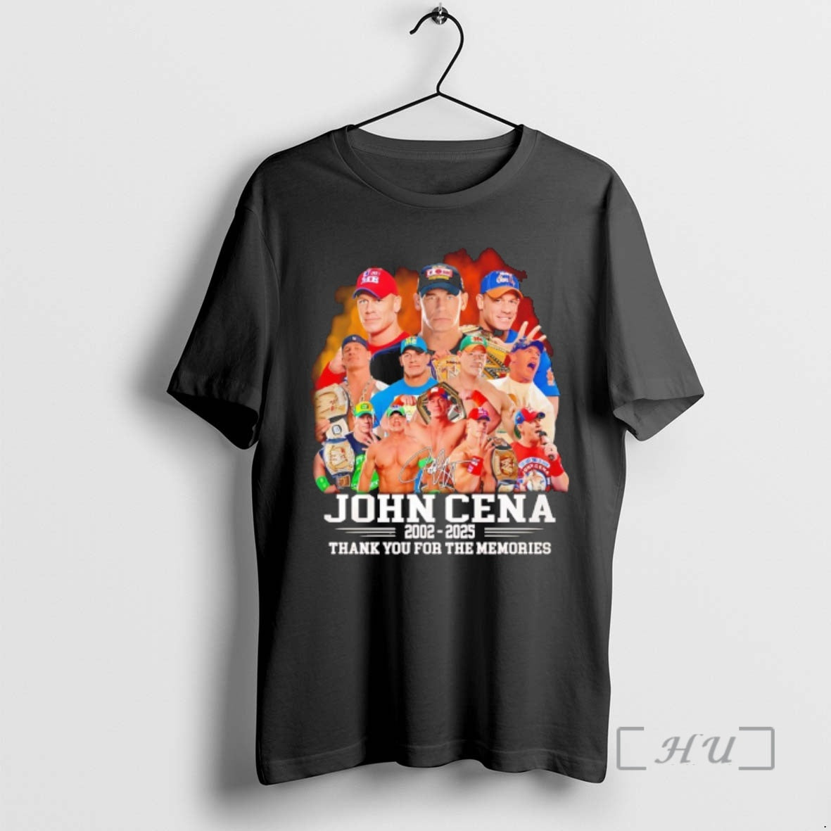 New John Cena 2002 2025 Thank You For The Memories Signature Premium T Shirts Sweater Hoodie, Sweatshirt | TeeBloomCo.com