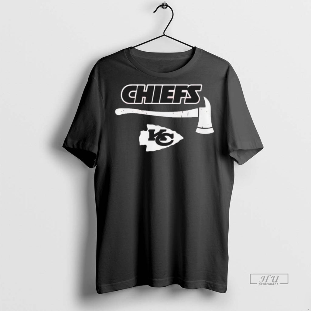 New Kansas City Chiefs Axe Graphic Tee Shirt Sweater
