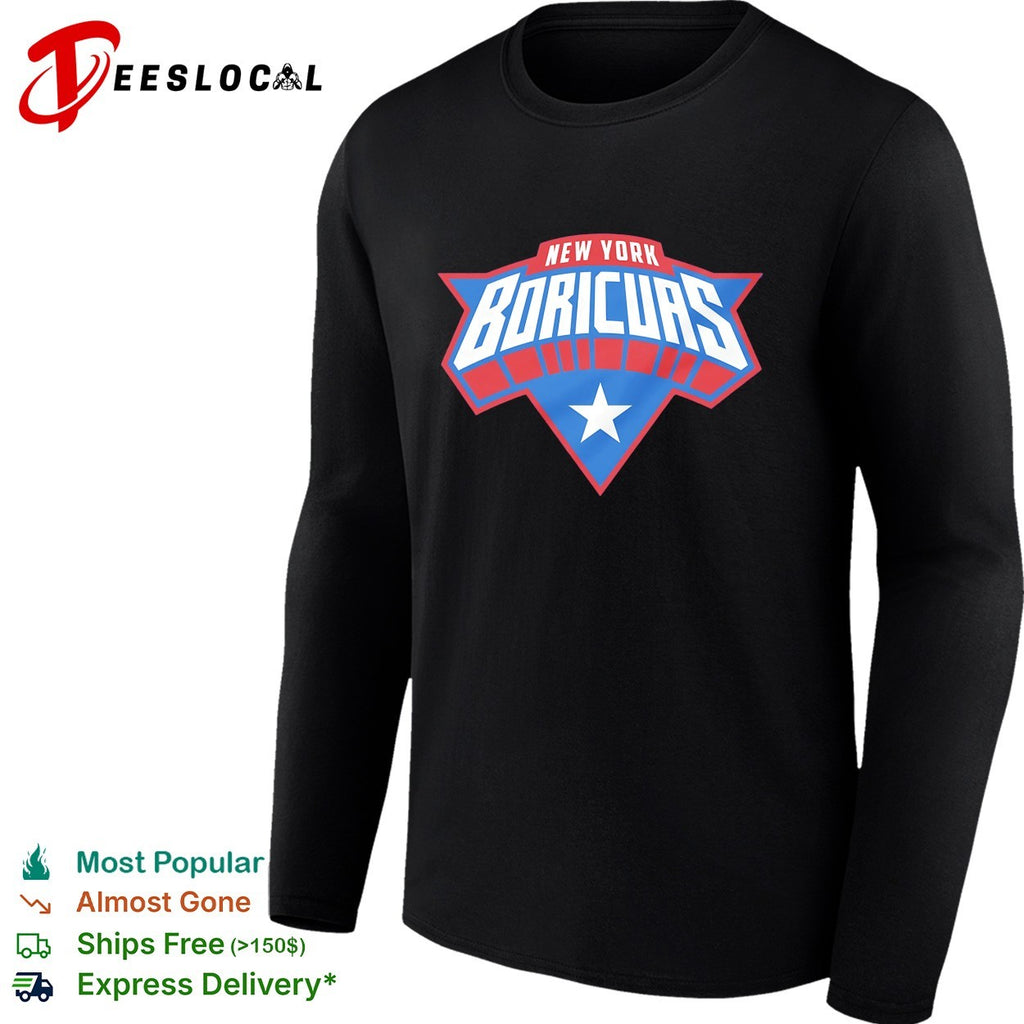New York Boricuas Puerto Rico star diamond logo bold fan art shirt