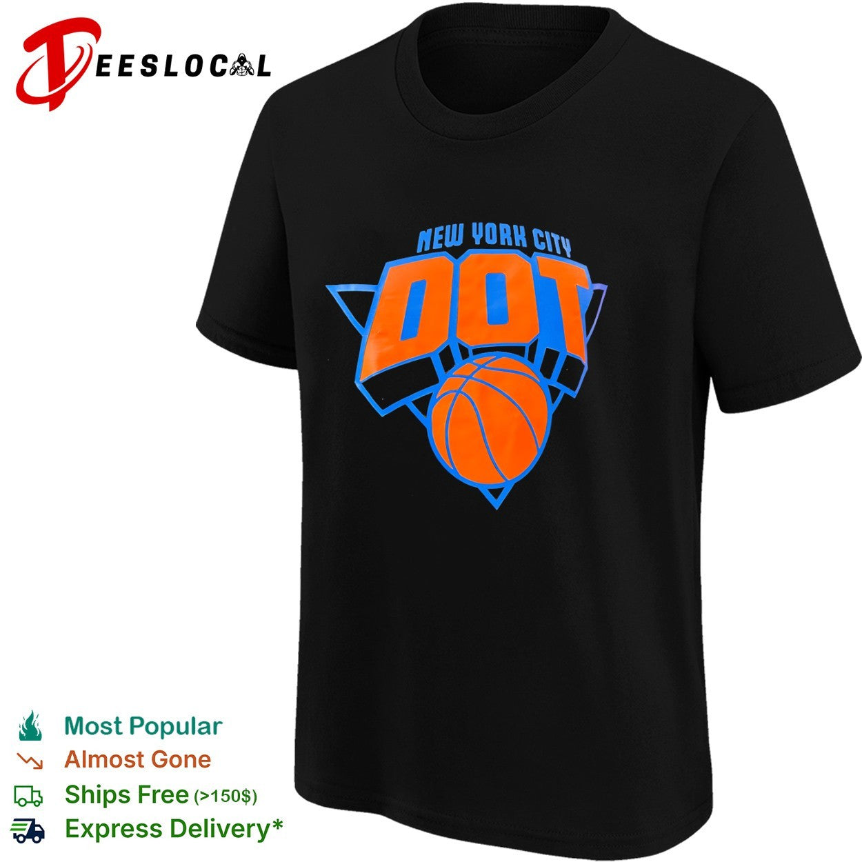 New York City DOT basketball New York Knicks NBA shirt