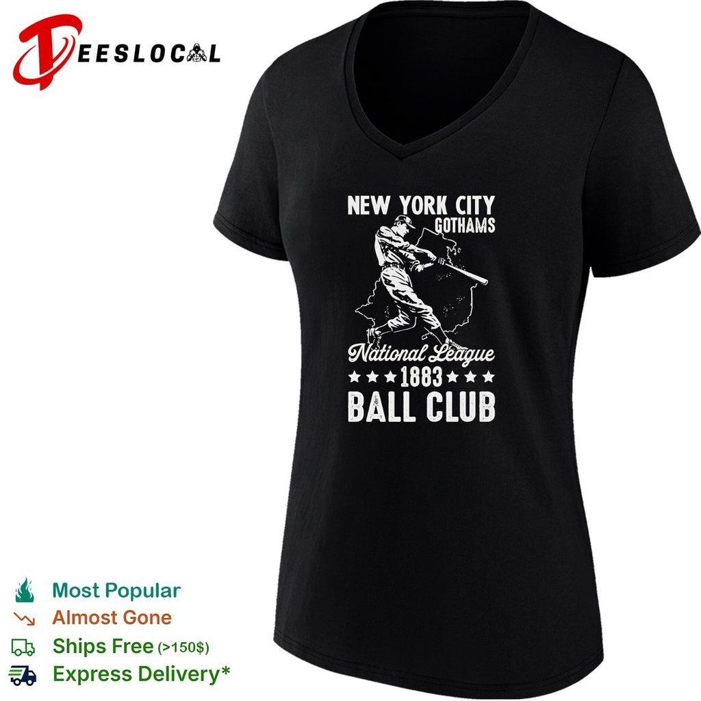 New York City Gothams 1883 National League Ball Club Baseball Player Sport shirt