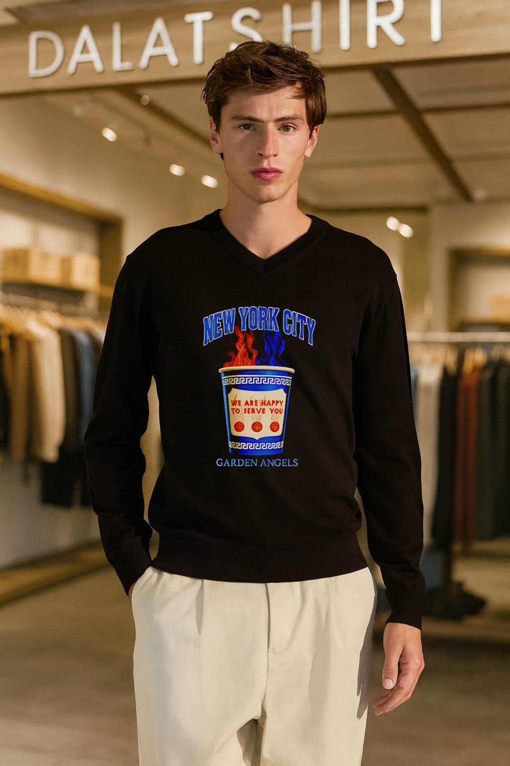 New York City We Are Happy To Serve You Garden Angels shirt
