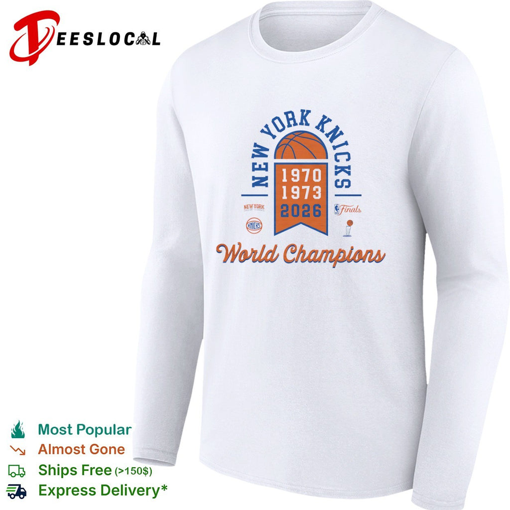 New York Knicks 1970 1973 2026 World Champions Finals Basketball Team Shirt